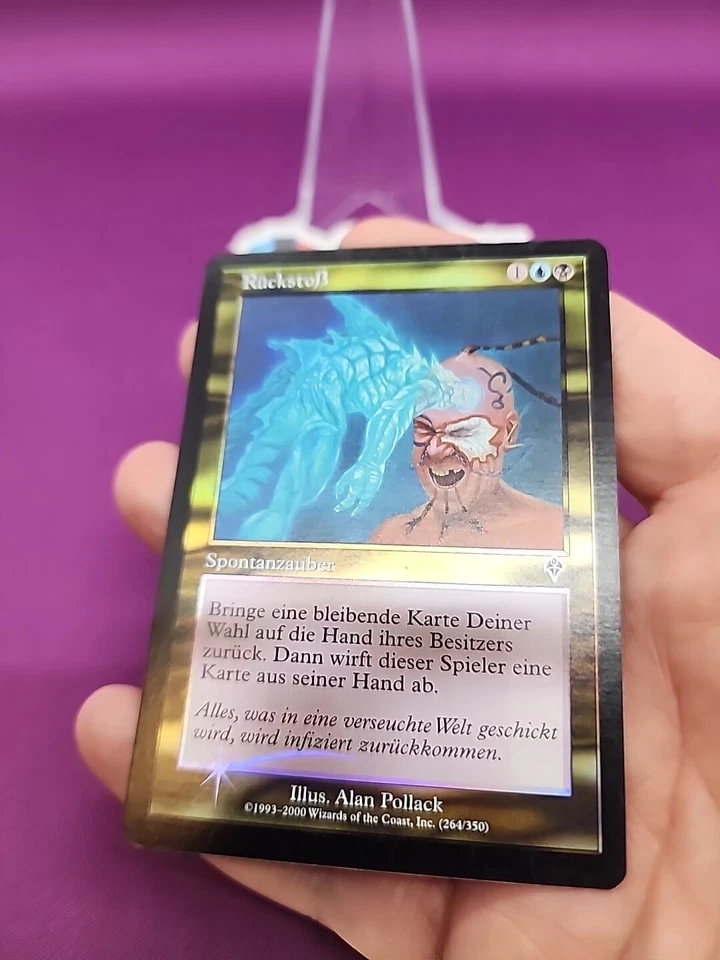 Recoil German RuckstoB Invasion Foil MTG Magic Premordern Psychatog *CCGHouse* - Image 3 of 4