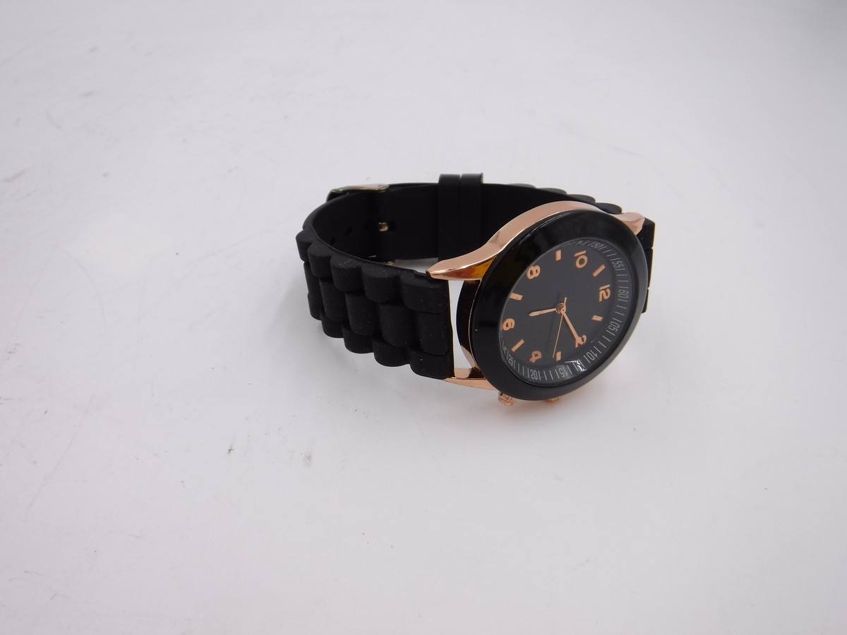 BIBI B0208 Black Dial, Rose Gold Case, With Black Band Bound Black Crocodile Rose Gold main image 3