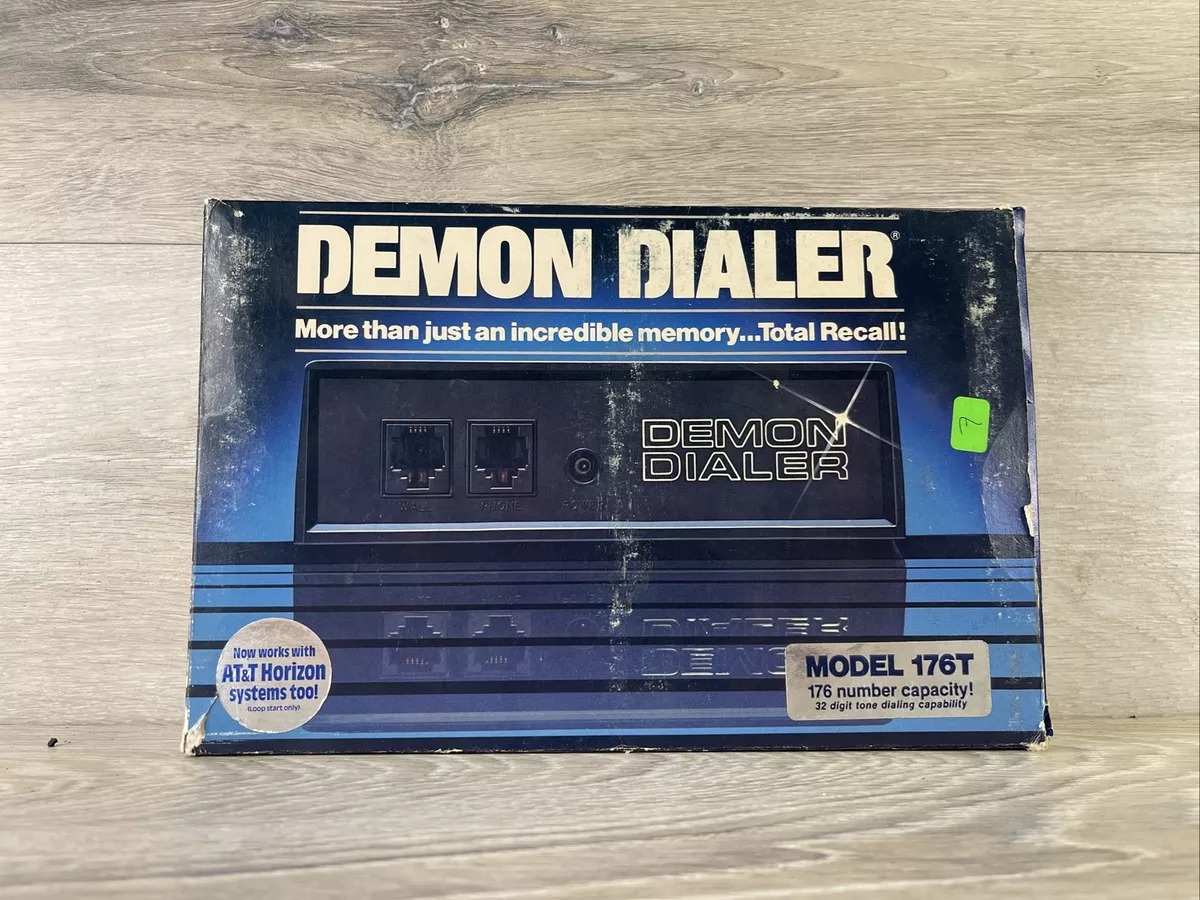 Vintage Demon Dialer Model 176T Speed Dials Phone Numbers Zoom