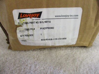 NIB Lovejoy    RRS190-HUB-1-7/8-1/2X1/4KW