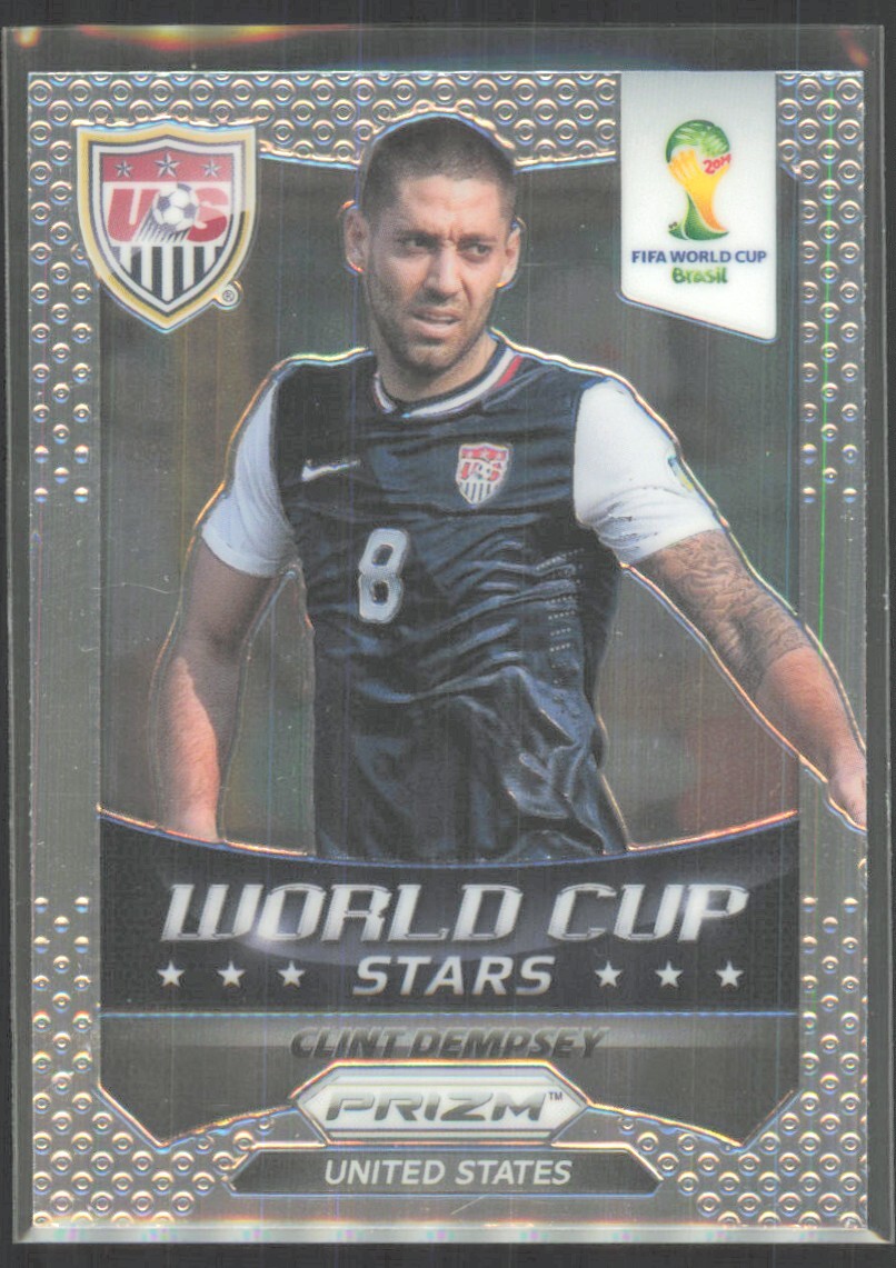 2014 Panini Prizm FIFA World Cup Brazil Stars Clint Dempsey USA #38