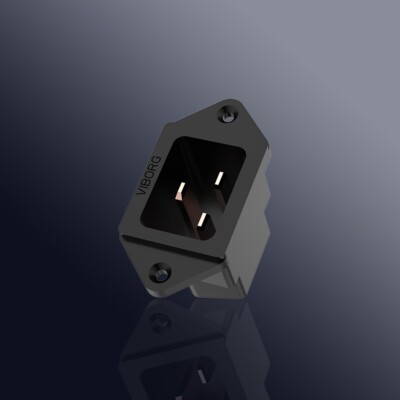 Viborg Pure Red Copper 20A Power Inlet C20 Male Copper C19 AC IEC Power socket