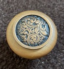 Notting Hill - NHW-759M-AC - Saddleworth Wood Knob in Antique Copper/Maple wood  — photo 2