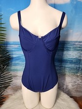 NWT Cupshe Swimsuit Size Extra Small Blue Underwire Slim  Sculpt