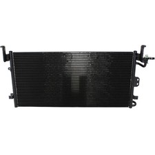 AC Condenser For 2003-2004 Hyundai Sonata Kia Optima Flange Type Outlet Fitting