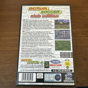 Actua Soccer Club Edition - Sega Saturn Sports Video Game Boxed