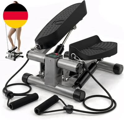 Niceday Mini Stepper Für Zuhause, 2-In-1 Up-Down Stepper Mit Power Ropes   Leise