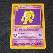 Pokémon TCG Hypno 23/62 Fossil Rare Regular English 90 HP Sugimori 1999 on eBay