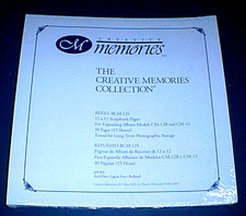 CREATIVE MEMORIES Refill RCM-12S 12 x 12 Scrapbook Pages 30 Pages 15 Sheets 