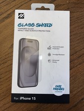 ZAGG iFrogz Apple iPhone 15 Glass Shield Screen Protector