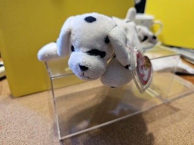Ty Beanie Baby Sparky 4th Generation with 3rd Generation Tush Tag PVC Filled COA