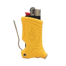 Toker Poker Standard Bic- Yellow (no lighter Included)