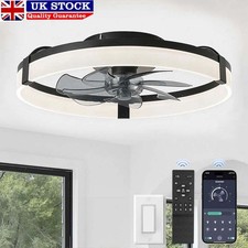50cm LED Ceiling Fan Light Dimmable 6 Wind Speeds With Remote & APP Control