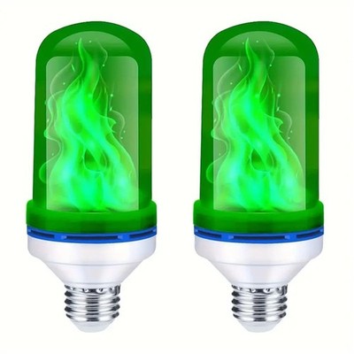 SZXJY Upgraded LED Flame Light Bulbs, 4-Mode Flickering Light Bulbs with Upsi...