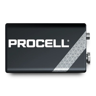 Duracell Procell 9 Volt 9V Alkaline Battery, Single