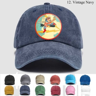 Customized Personalization Embroidered Hat 485th Fighter Squadron, Trucker Hat
