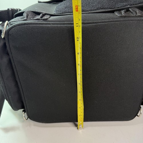 Saddlemen Motorcycle Sissy Bar Bag Black Nylon Leather BR1800 USA Large - Foto 19 di 20
