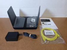 Netgear Nighthawk RAX75 8-Stream Tri-Band AX5700 WiFi 6 Wireless Router & Cables