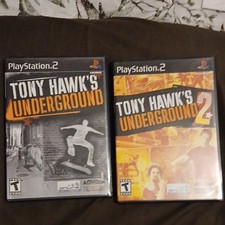 Activision Tony Hawk's Underground & Underground 2 PS2 Skateboarding Online