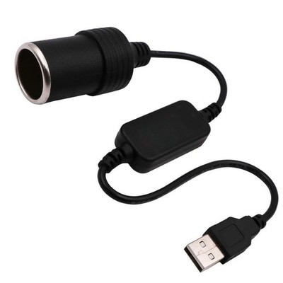 MGI SpeedWare USB to Car Cigarette Lighter Socket with Step-Up black 