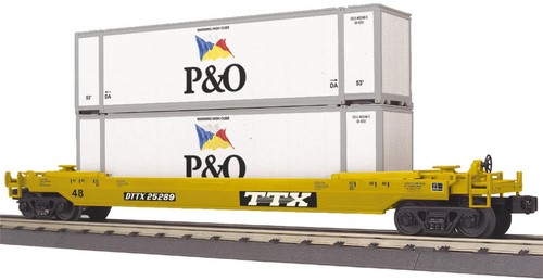 MTH 30-76627 TTX HUSKY STACK CAR RAILKING O GA 3 RIELES USADO | Condition: Used