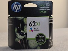 NIB HP 62XL Tri-Color Genuine Sealed Package
