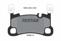 Bremsbelagsatz Scheibenbremse Q+ Textar 2246801 FüR Porsche Cayenne 9YA 9YB Awd