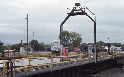 B&O BALTIMORE & OHIO Railroad Train Yard WILLARD OH Original 1987 Photo Slide