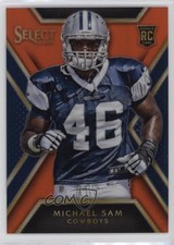 2014 Panini Select Rookies Orange Prizm /75 Michael Sam #179 13wb
