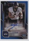 2025 Bowman Chrome University Football Blue Refractor Tucker Gleason #BCA-TG