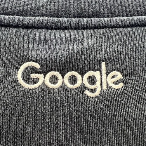 GOOGLE - Black Zip Up Sweater with Ribbed Cuffs - XL - Picture 5 of 12