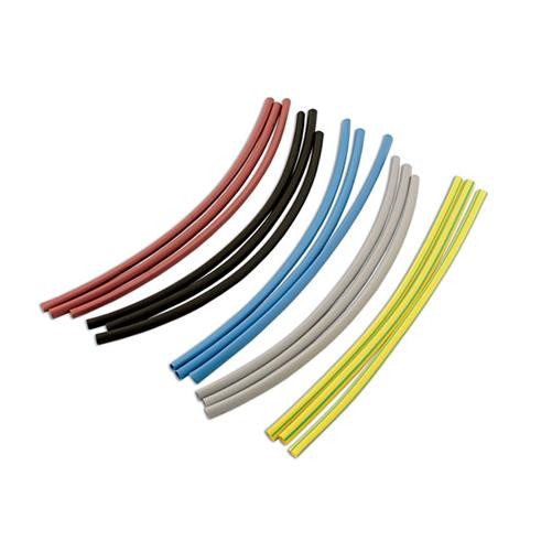 Connect Assorted Coloured Heat Shrink Tubing 6.4mm 15pc 33060
