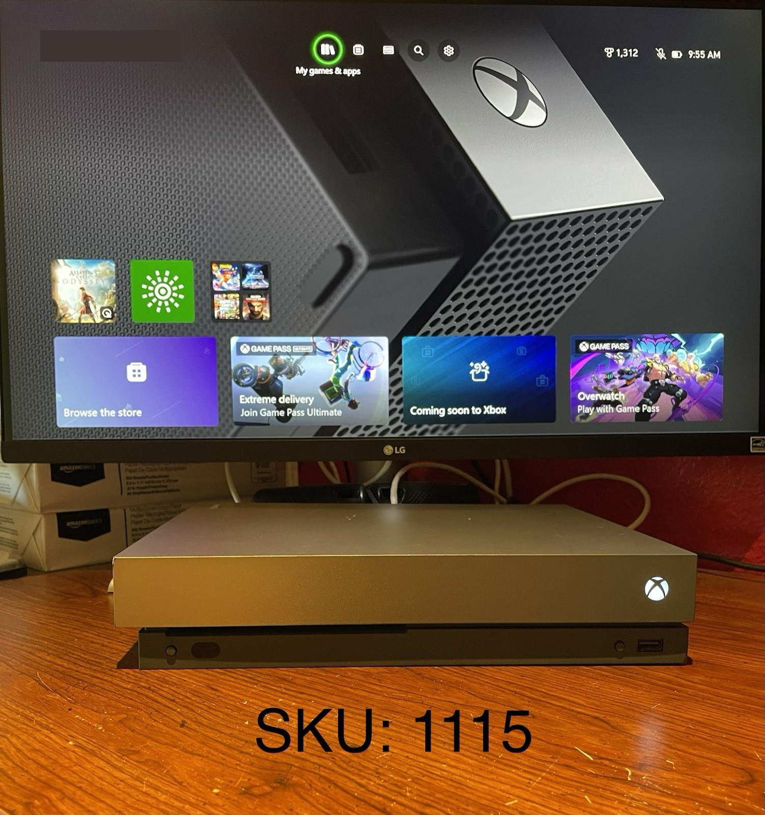 Microsoft Xbox One X 1TB Gold Rush Edition Console Only