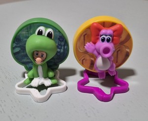 McDonald's 2026 Super Mario Galaxy Movie Happy Meal Toy Lot [FROG LUIGI/BIRDO]