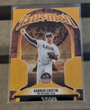2026 Panini Prizm Stars & Stripes Talismen Konnor Griffin #5 Gold 7/10 Rc!!