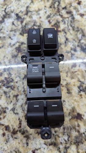 Master Power Window Switch For Hyundai Tucson 2015-2020 – OEM 93570-F80204X, LED Light, Black