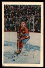 1952-53 PARKHURST DICK GAMBLE MONTREAL CANADIENS #5 EX+ NO CREASE, 1 CORNER