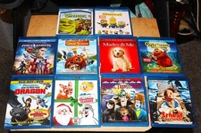 CHILDREN'S BLU-RAY LOT OF 10 MOVIES: PLEASE SEE BELOW FOR TITLES: ALL INSPECTED