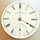 * 18 Size WALTHAM PS BARTLET  15J Adj Pocket Watch Movement For Parts Repair Q21