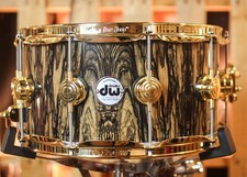 DW 7x14 Collectors Maple VLT Royal Ebony Snar...