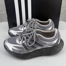 NWT Adidas Adizero Aruku Silver Metallic Running Shoes Size 7.5