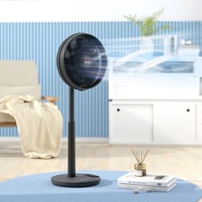 Image of HOMCOM Pedestal Fan with Oscillating, Tilt, Adjustable Height, Timer