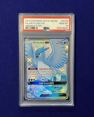 PSA 10 Articuno GX #SV54 Hidden Fates 2019 Pokemon GEM MINT