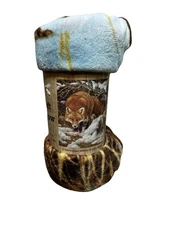 Old East Main Company Wild Life Super Soft Throw Blanket, 50 x 60 in - Fox Image