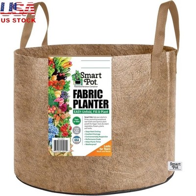 Breathable Fabric Aeration Planter Bag Lightweight Root Growth Container New