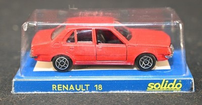 ミニカー SOLiDO1/18RenaultMaxiturbo Vintage Solido France 1/43 Scale Renault 18 Sedan - Red - Diecast