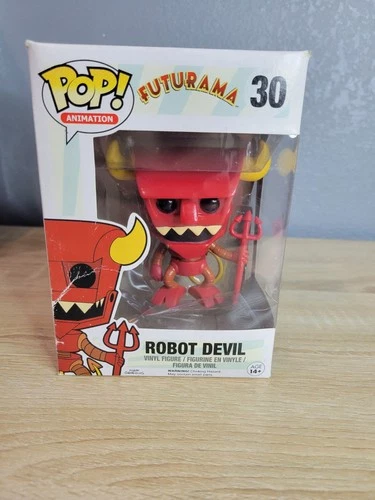 Funko Pop! Animation Futurama Robot Devil #30 Vinyl Figure See Photos