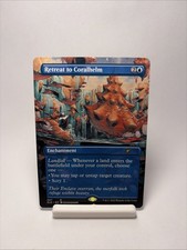 Magic The Gathering Retreat to Corlhelm #407 Borderless