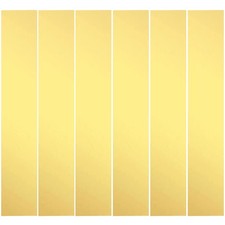 Brass Strip, Shim Stock Assortment, 1" Width x 6" 6 x 1 Inch,