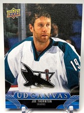 2023-24 JOE THORNTON UPPER DECK CANVAS LEGENDS CARD